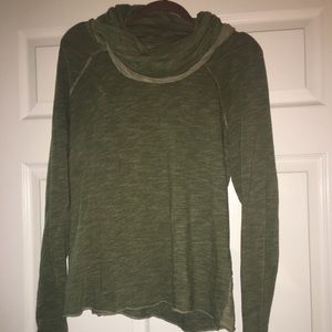 Small free people beach olive green shirt